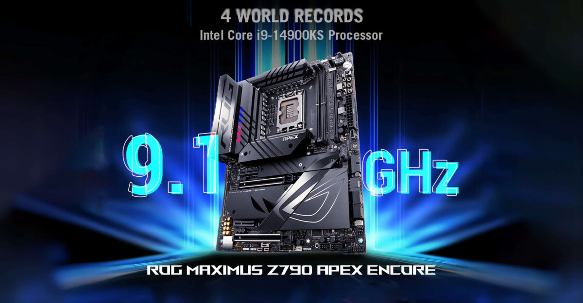 Intel Core i9-14900KS được ép xung lên 9117 MHz đạt kỷ lục thế giới mới