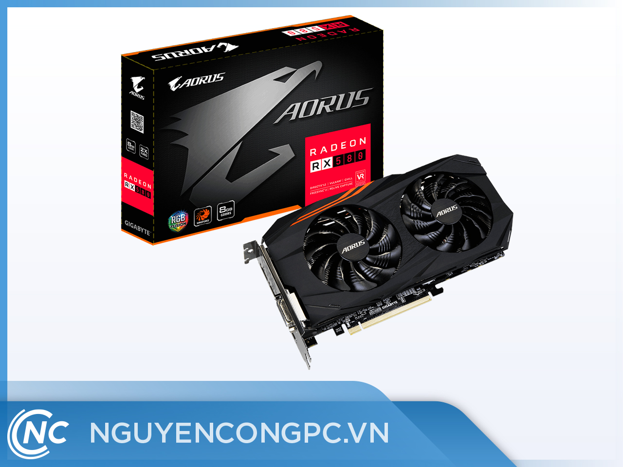 Gigabyte aorus radeon rx580 on sale 8g