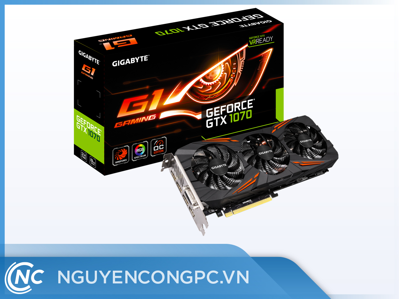 VGA GIGABYTE GeForce GTX 1070 G1 Gaming 8G (rev. 1.0)