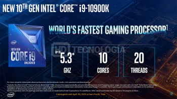 Intel xác nhận thông số kỹ thuật và mức giá của dòng Gen Core-S thứ 10 sắp được ra mắt.