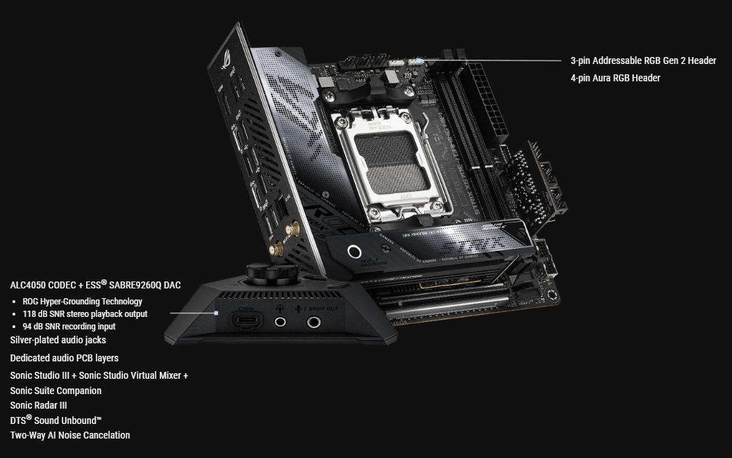 Bo mạch chủ ASUS ROG STRIX X670E-I