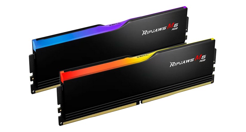 RAM G.Skill Ripjaws M5 RGB DDR5 32GB (16GBx2) 5200MHz (F5-5200J4040A16GX2-RM5RK, M&agrave;u Đen)