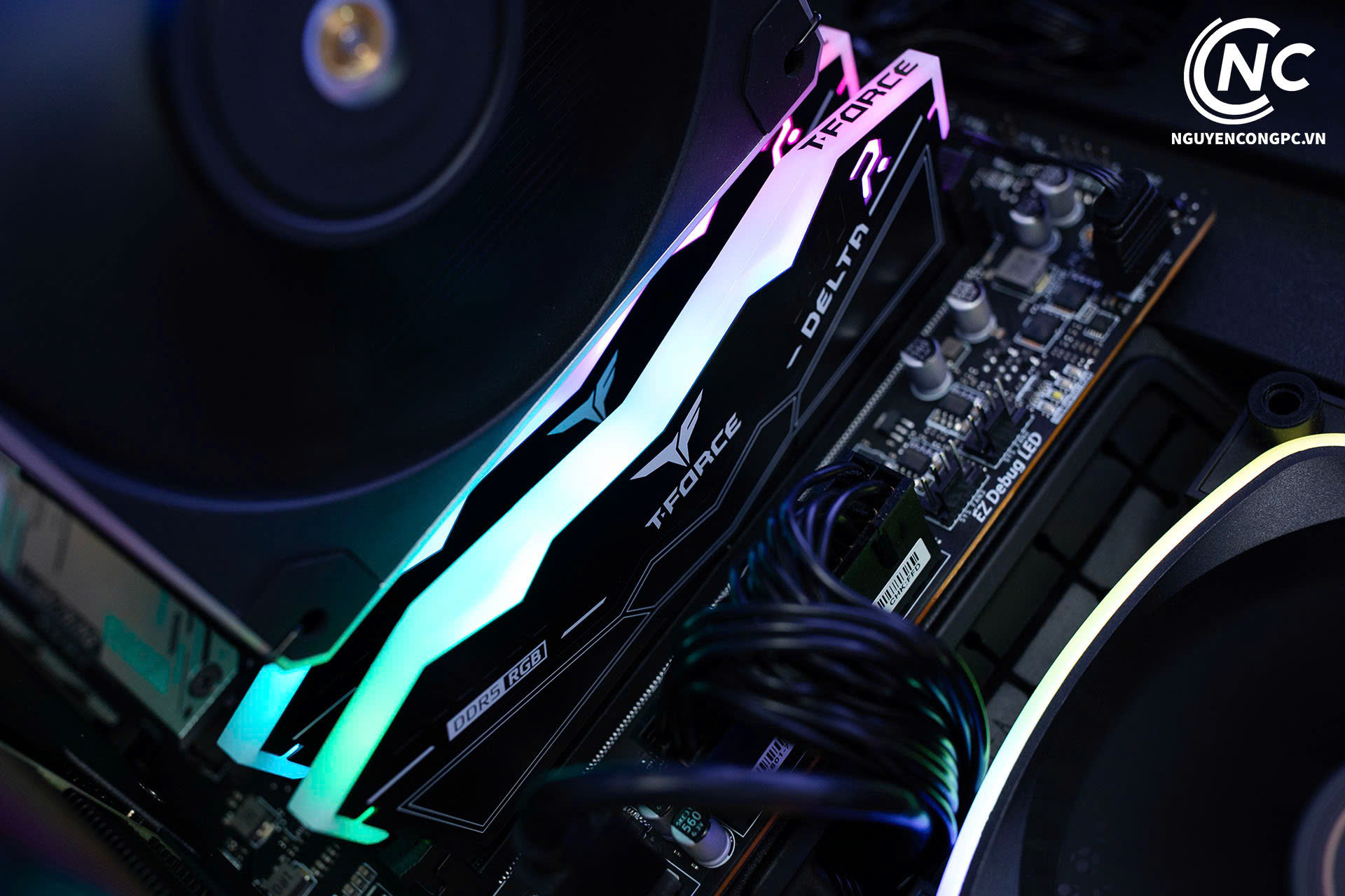 RAM TeamGroup T-Force Delta RGB 32GB (2x16GB) DDR5 6000MHz Black