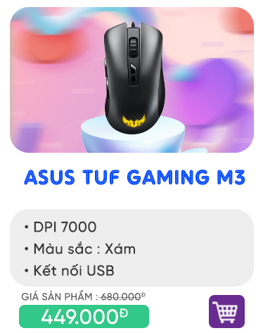 Chuột Chơi Game ASUS TUF Gaming M3