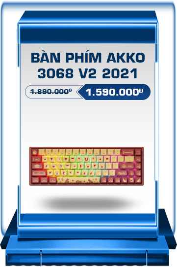 Bàn phím cơ AKKO 3068 v2 2021 Year of the Ox hotswap (Akko cs switch)