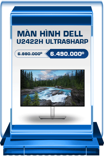 Màn Hình Dell Ultrasharp U2422H (23,8inch/FHD/IPS/60Hz/USB-C)