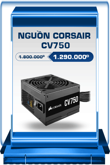 Nguồn máy tính Corsair CV750 (CP-9020237-NA)