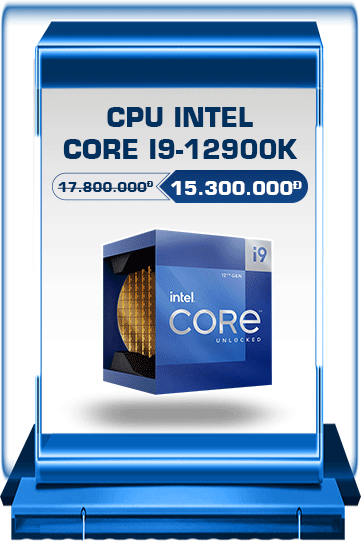 CPU Intel Core i9-12900K (3.9GHz turbo 5.2Ghz | 16 nhân 24 luồng | 30MB Cache | 125W)