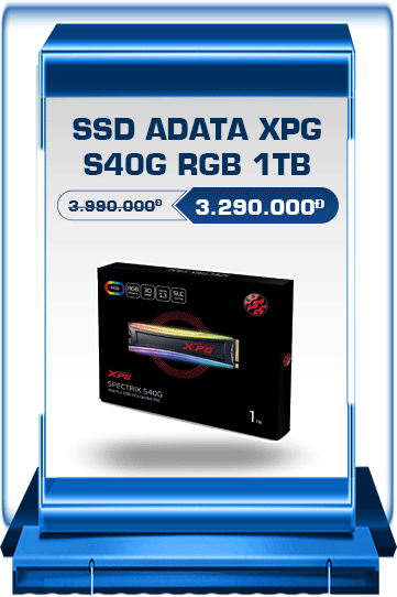 Ổ Cứng SSD Adata XPG SPECTRIX S40G RGB 1TB M.2 2280 PCIe Gen3x4