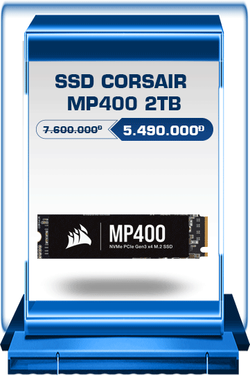 SSD Corsair MP400 2TB (NVMe PCIe Gen3 x4 M.2 2280)