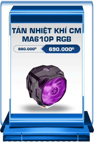 Tản Nhiệt Khí CPU Cooler Master Masterair MA610P RGB