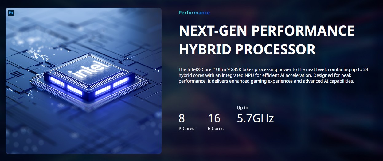 CPU Intel Core Ultra 9 285K