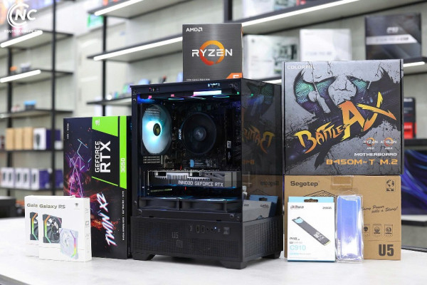 Gamdias Aura GC9M Elite ARGB M-ATX (K&egrave;m Sẵn 3F ARGB)