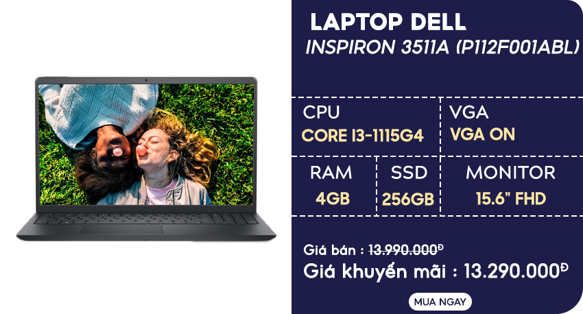 Laptop Dell Inspiron 3511A