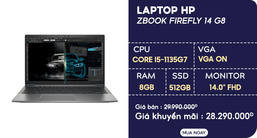 Laptop HP ZBook Firefly 14 G8 1A2F1AV