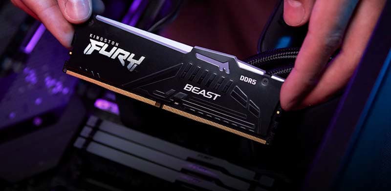 RAM Kingston Fury BEAST 16GB (16x1) DDR5 buss 5600