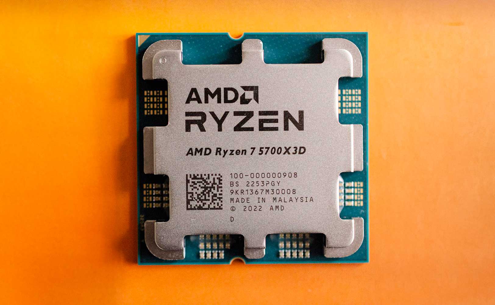 AMD Ryzen 7 5700X3D / 3.0GHz Boost 4.1GHz / 8 nhân 16 luồng / 100MB / AM4