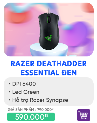 Chuột Razer DeathAdder Essential Đen