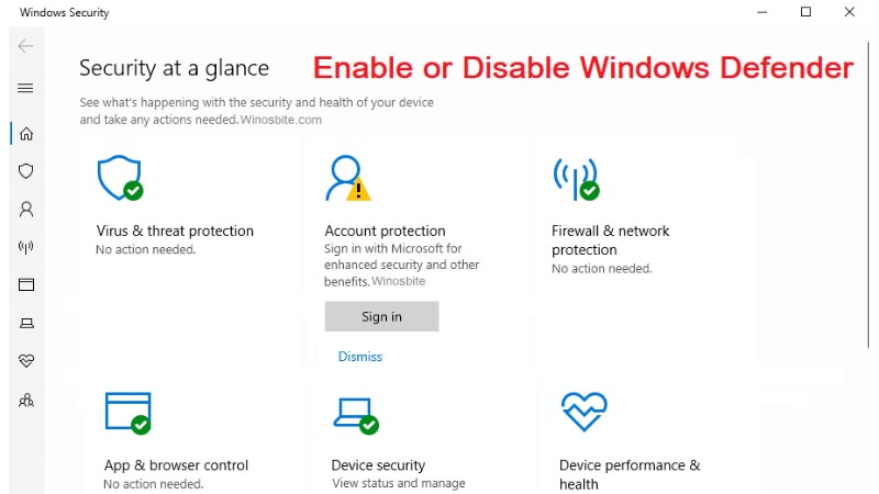 Tắt Windows Defender NCPC 2