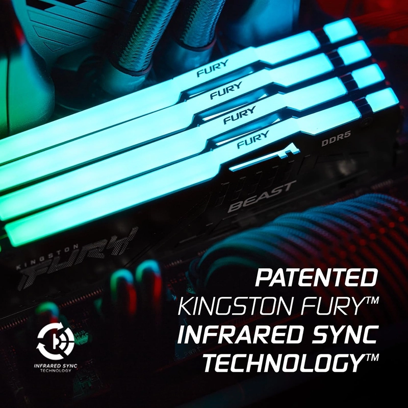 RAM Kingston FURY Beast 32GB (2x16GB) DDR5 6000MHz 