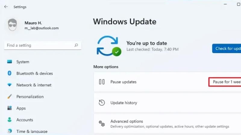 Tắt Windows Update NCNC 1