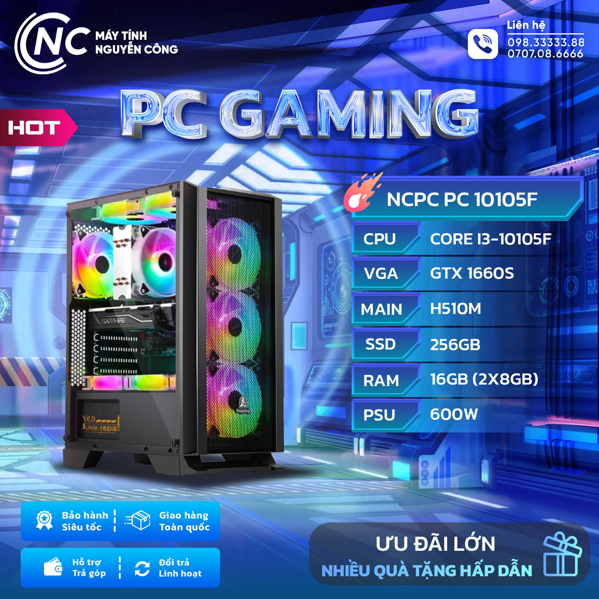 NCPC GAMING 10105F