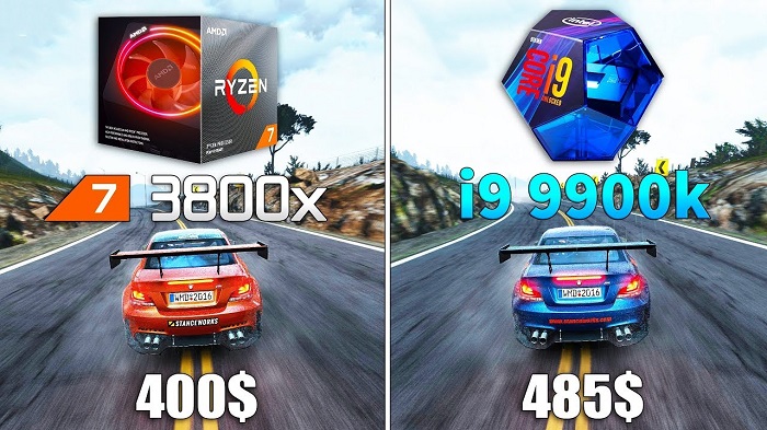3800x vs Intel i9 9900k