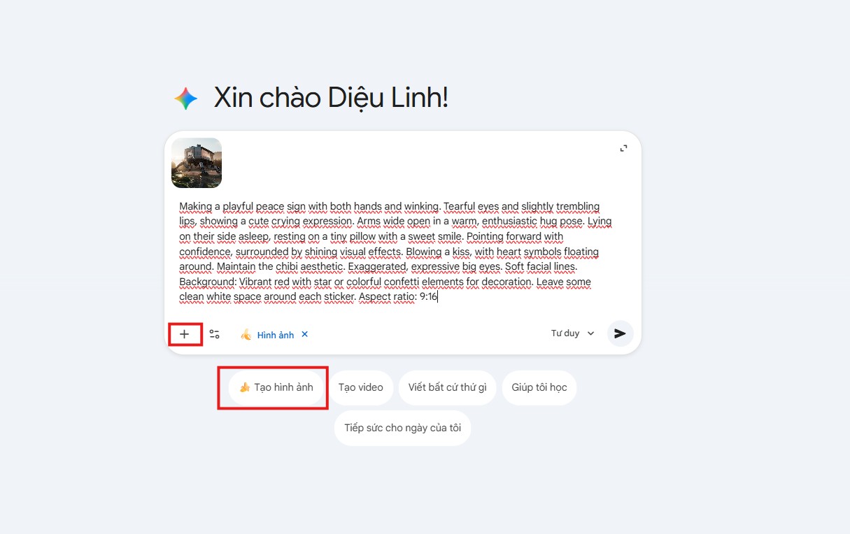 Bước 4: Bấm vào dấu + ở khung soạn thảo, chọn Tải tệp lên rồi chọn ảnh bạn muốn dùng. Lưu ý nên chọn ảnh chính diện, sắc nét.
