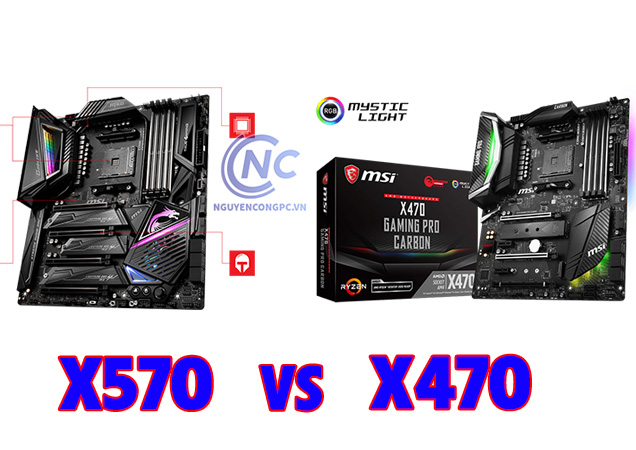 So sánh Chipset AMD X570 vs X470, X370 : Thông số kỹ thuật và Sự khác biệt.