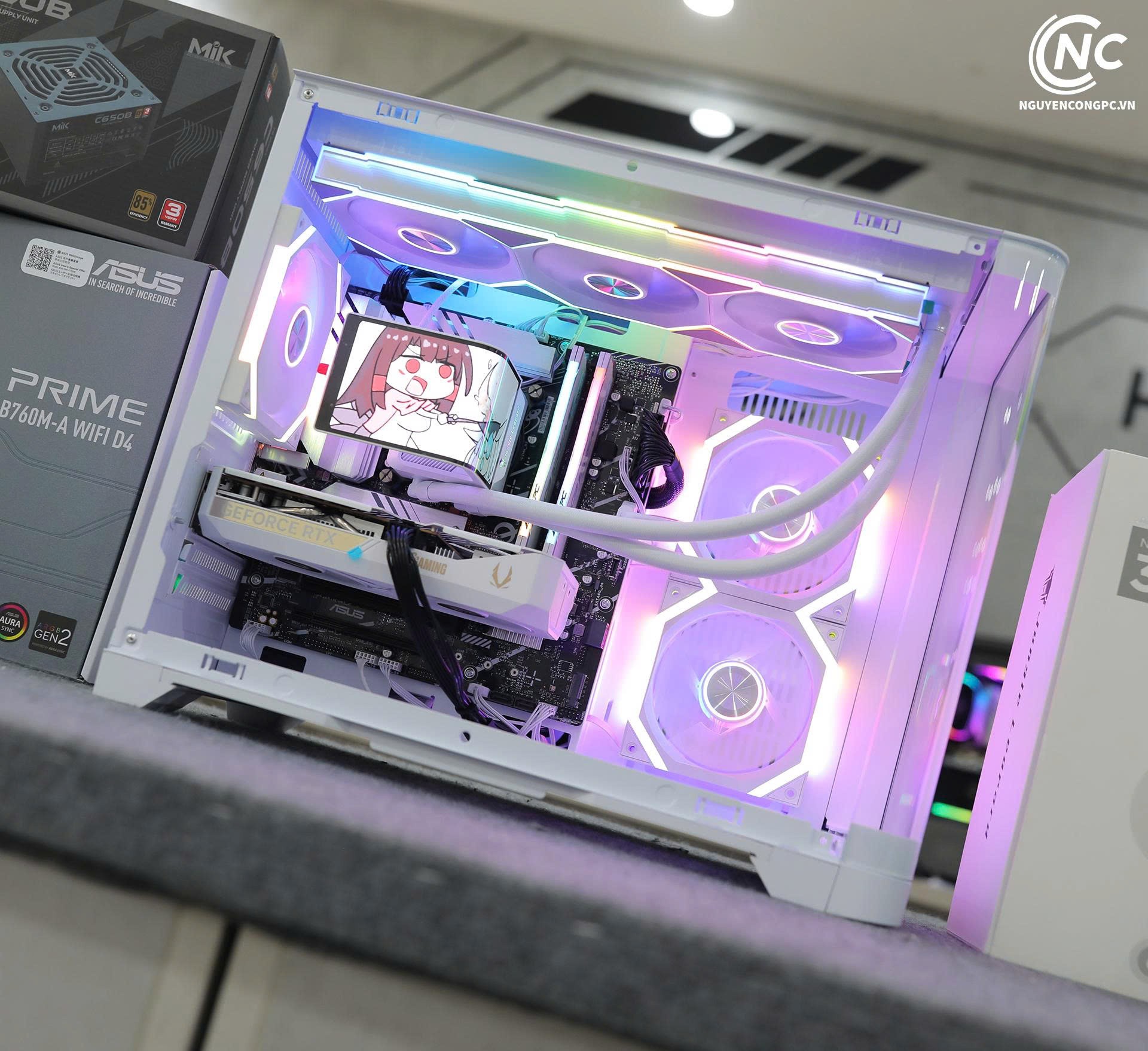 Bộ PC Gaming Intel Core i5 14400F, RAM 16GB, VGA RTX 5060 OC 8GB