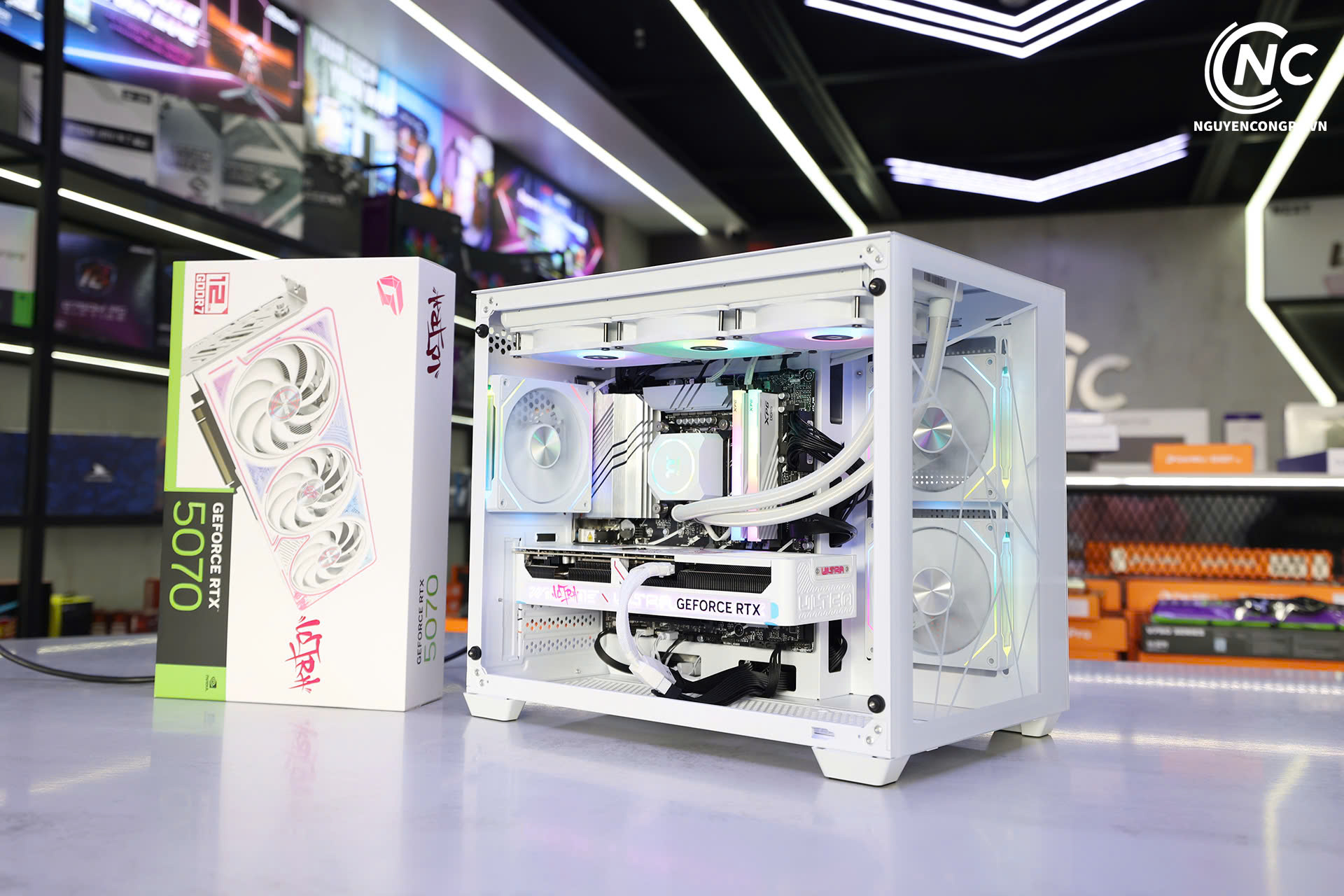 Bộ PC Gaming I5 14600KF / RAM 32G RGB / VGA RTX 5070 12G