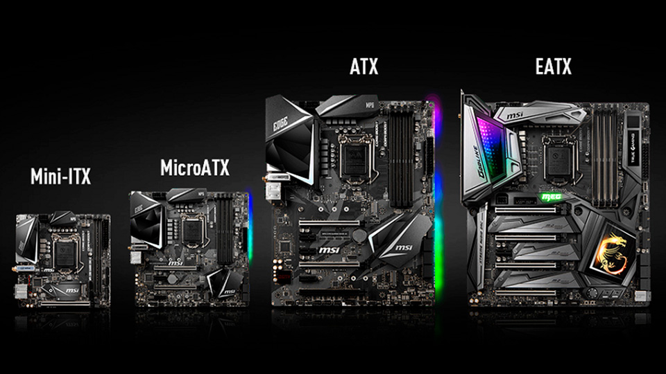 Form factor mainboard