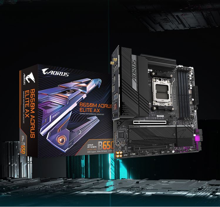 Mainboard-Gigabyte-B650M-AORUS-ELITE-AX-DDR5