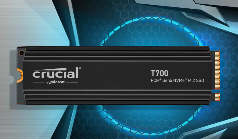 SSD Crucial T700 - Tốc độ vượt trội lên đến 12.4GB/s