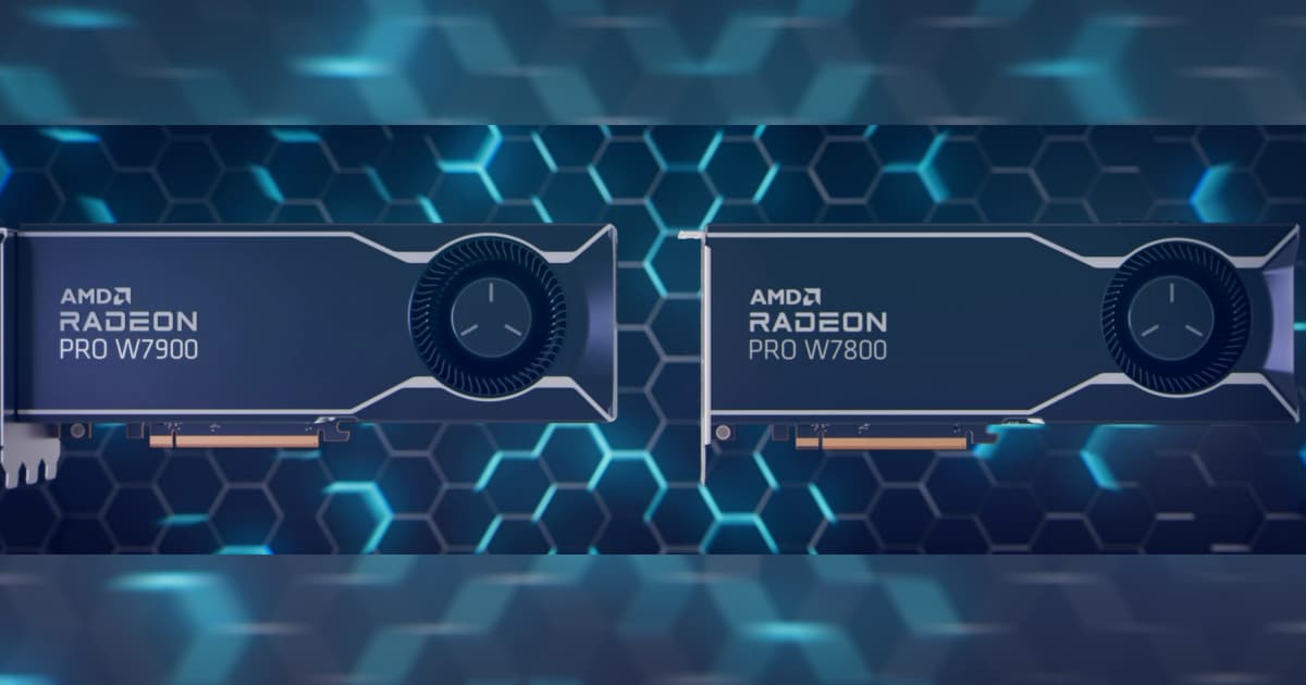 Radeon PRO W7000 ra mắt với hiệu năng vượt trội để xử lý các tác vụ chuyên nghiệp