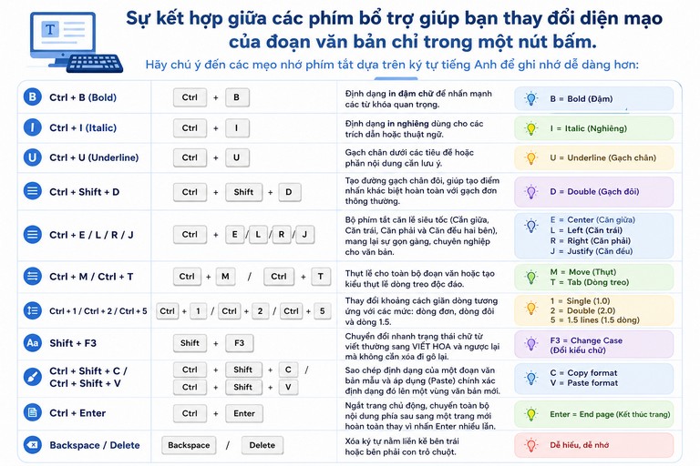 Tổng Hợp Phím Tắt Trong WPS Office Giúp X2 Tốc Độ Làm Việc Văn Phòng