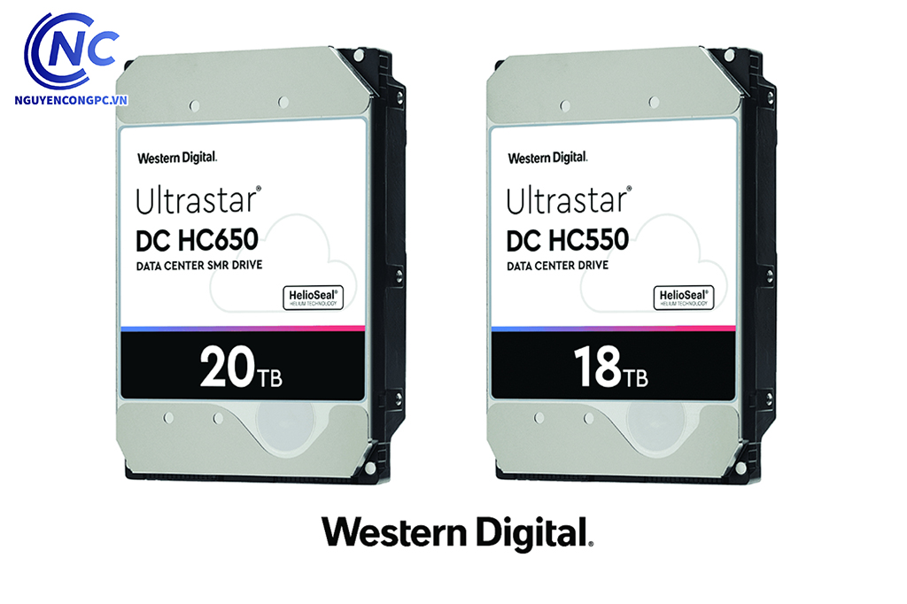 Western Digital cho ra mắt ổ cứng dung lượng khổng lồ 20TB