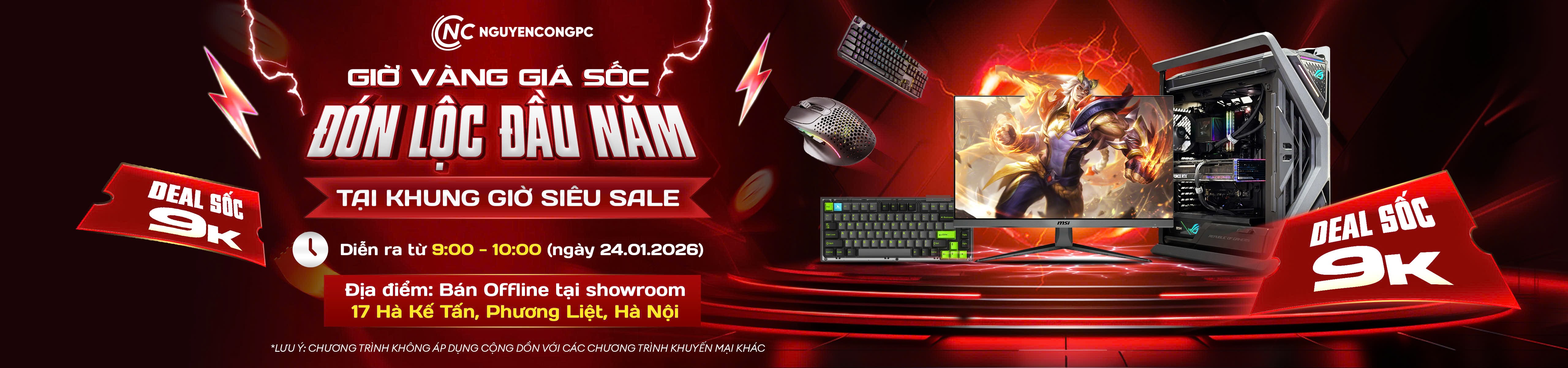 Giờ Vàng Giá Sốc - Đón Lộc Đầu Năm 