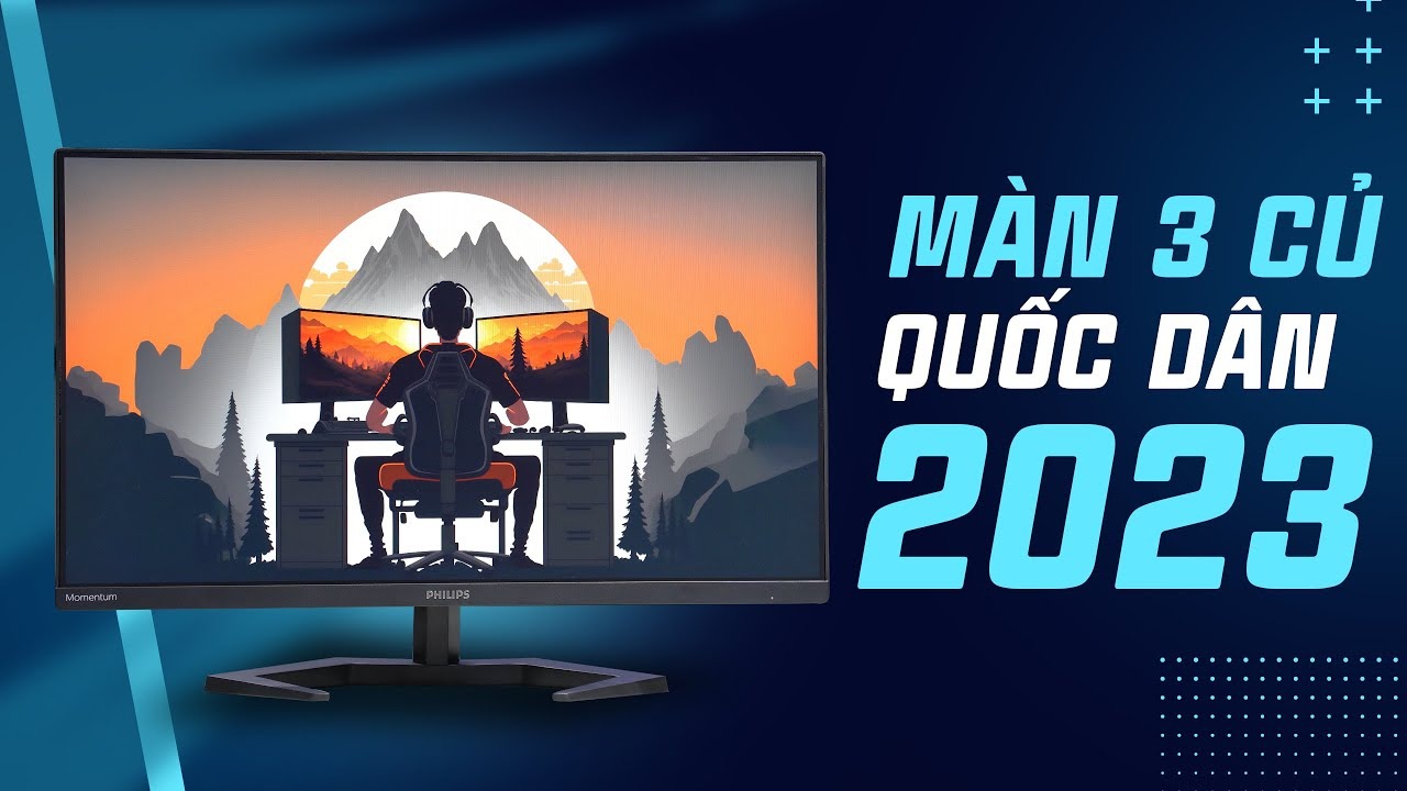 ĐÂY MỚI MÀN HÌNH GAMING 3 TRIỆU QUỐC DÂN 2023 // REVIEW PHILIPS 24M1N3200ZA