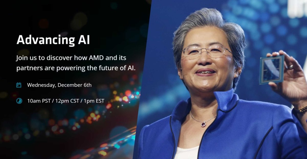 AMD tổ chức sự kiện “Advancing AI” vào ngày 6 tháng 12