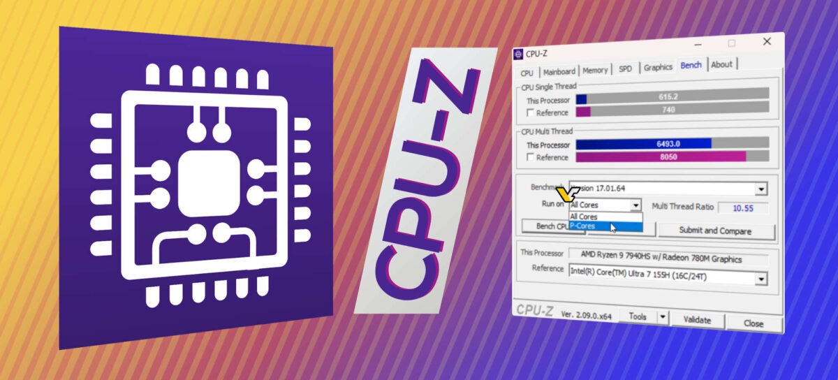 CPU-Z 2.09 bổ sung hỗ trợ Intel Arrow Lake và AMD Hawk Point, điểm chuẩn tích hợp được cập nhật