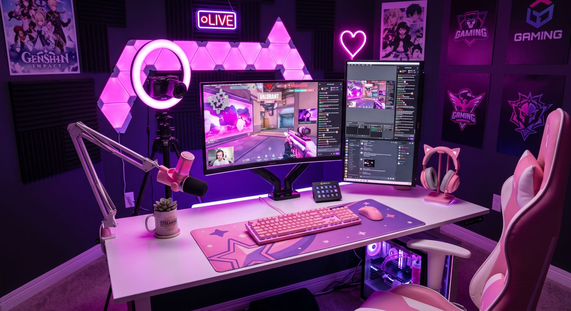 Góc stream mẫu