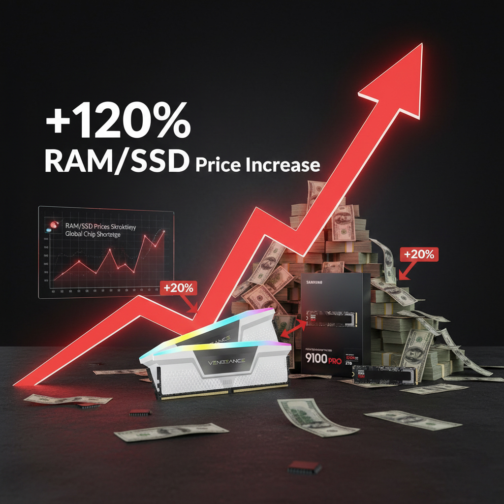 Giá RAM và SSD đang tăng cao