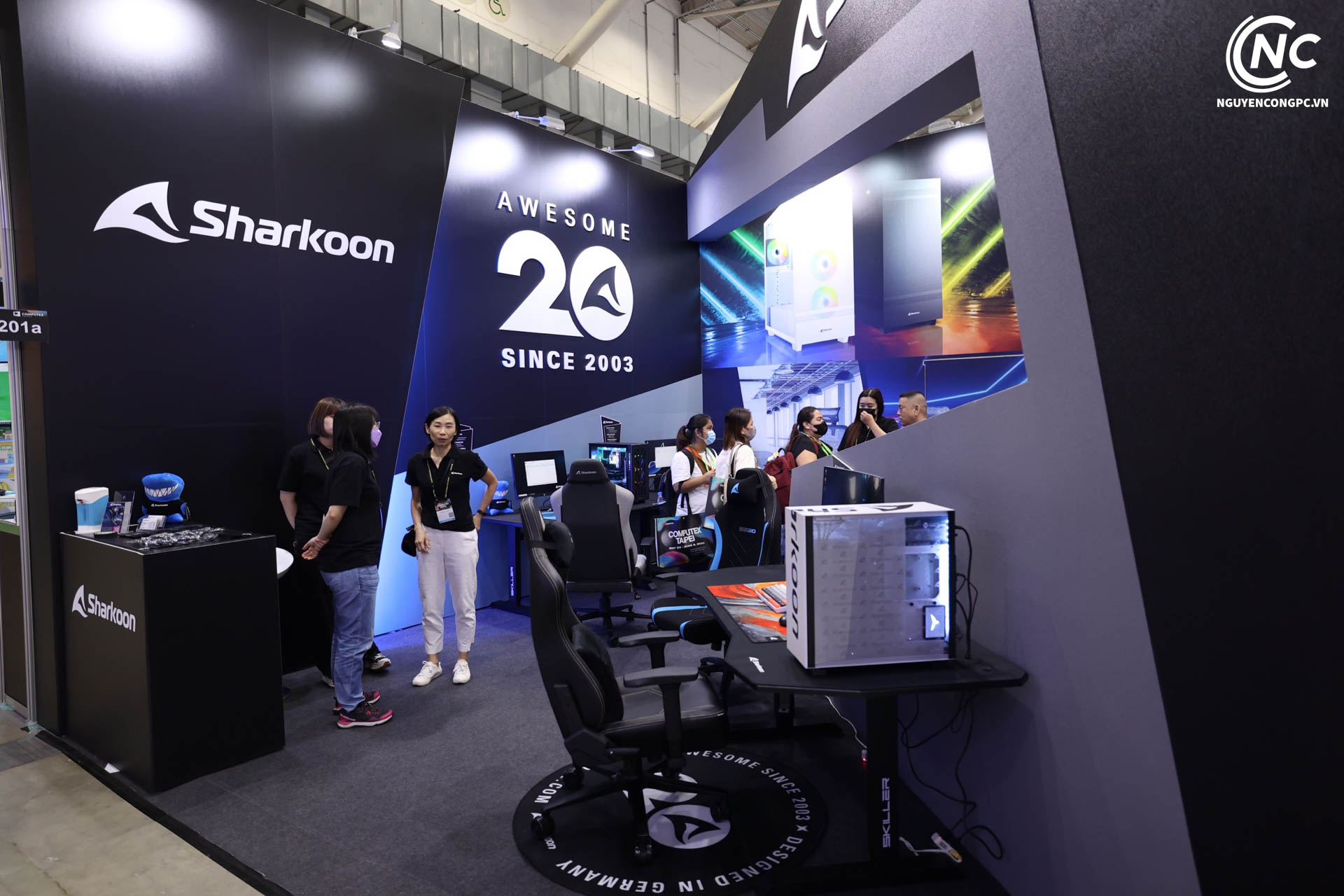 Sharkoon đồng kỷ niệm 20 năm thành lập tại triển lãm Computex 2023