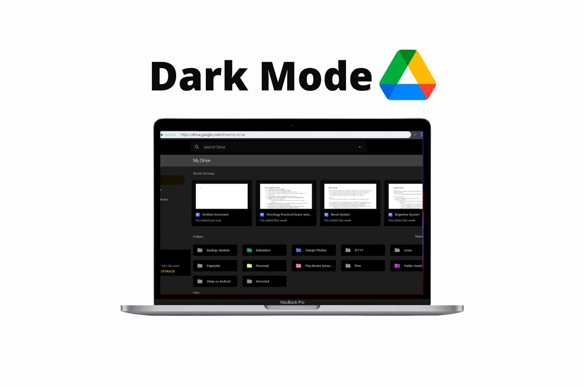 Cách bật chế độ Dark Mode cho Google Drive trên máy tính