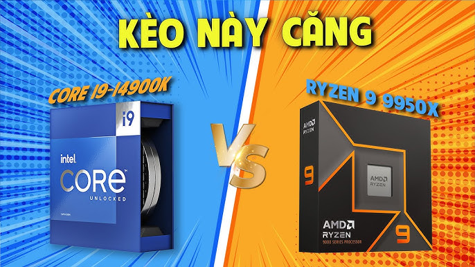 So sánh nhanh AMD Ryzen 9 9950X vs Intel Core i9 14900K | kèo khá căng