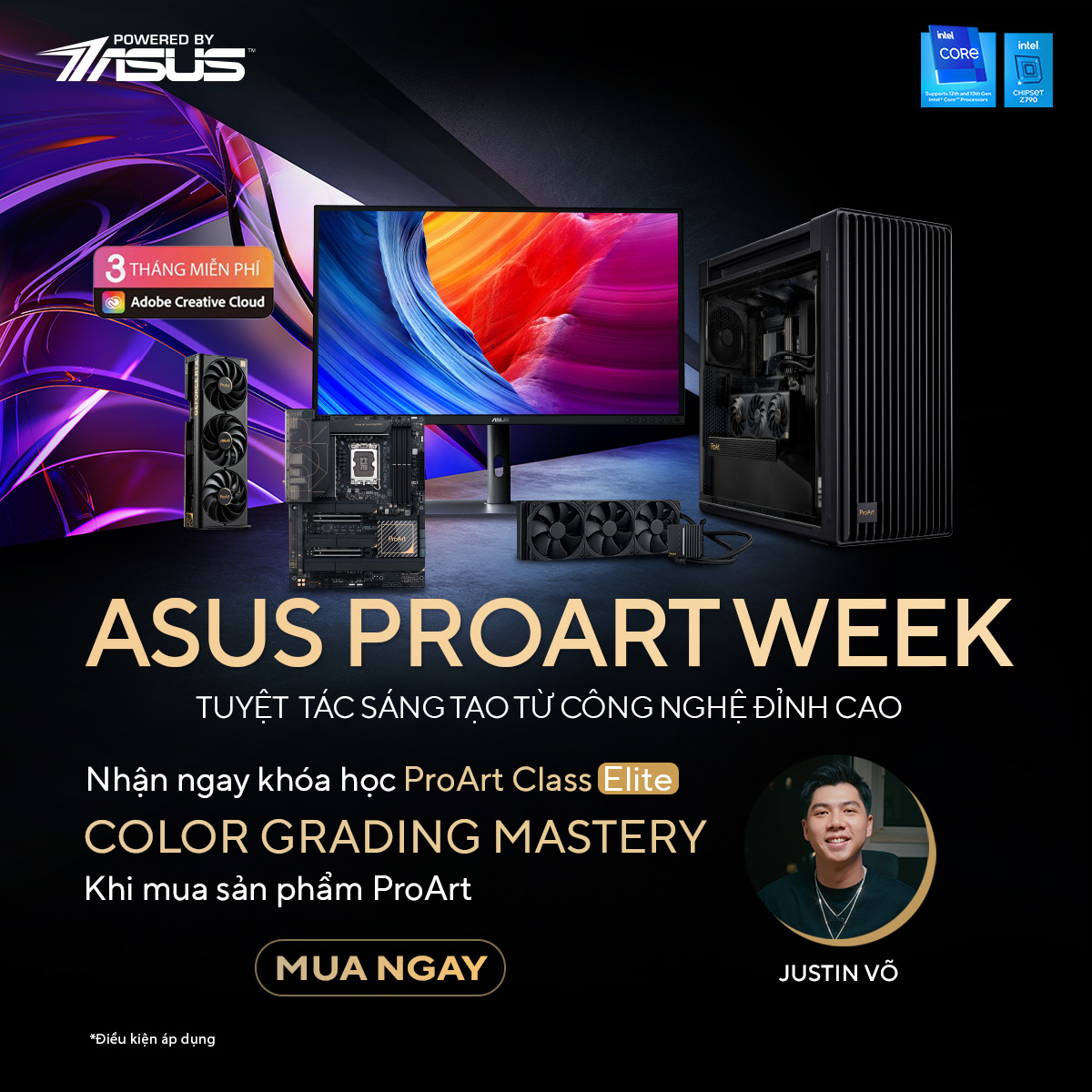 ASUS PROART WEEK - Tuyệt tác sáng tạo từ công nghệ đỉnh cao