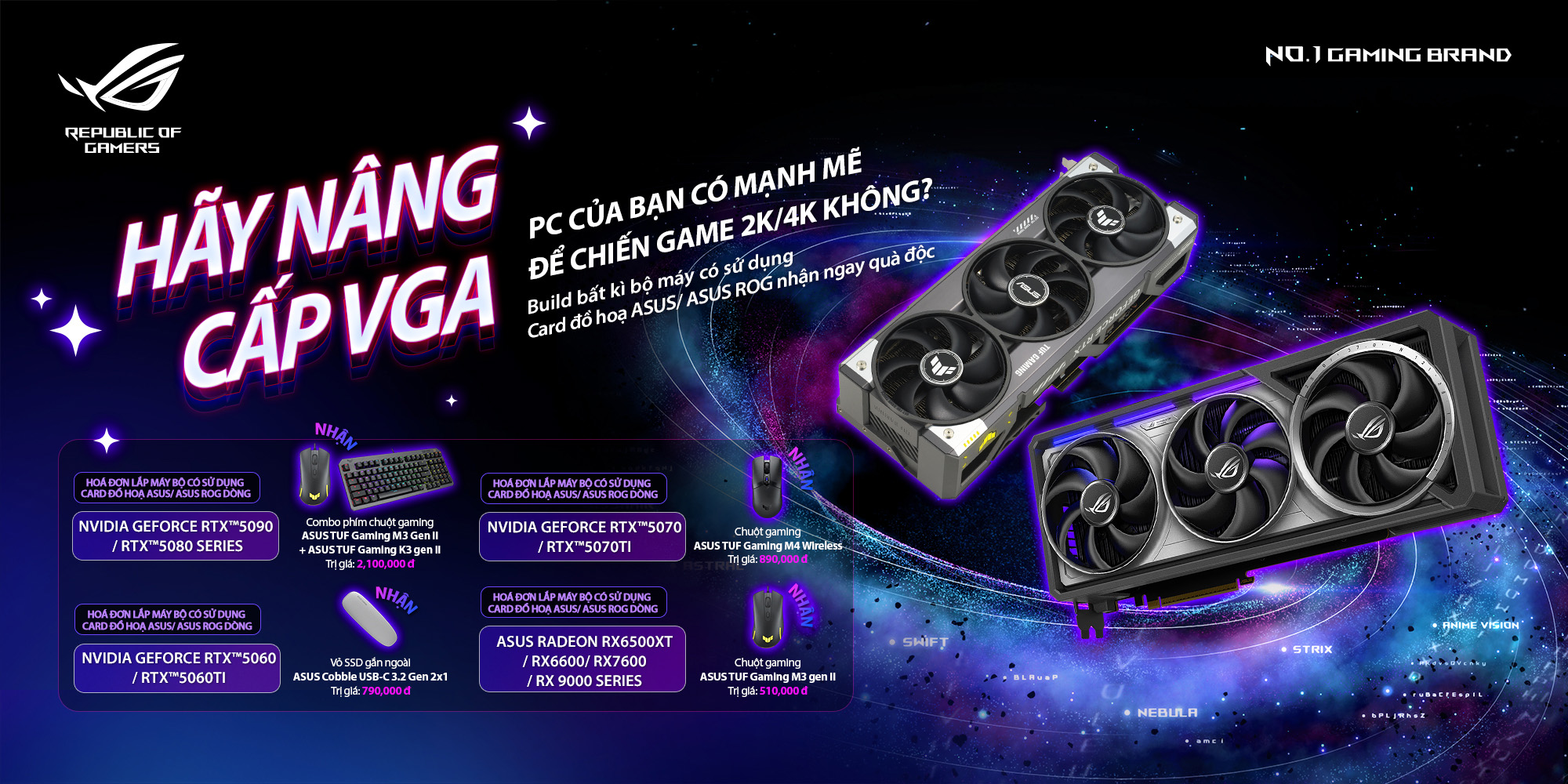 PC CỦA BẠN CÓ MẠNH MẼ ĐỂ CHIẾN GAME 2K/ 4K KHÔNG? HÃY NÂNG CẤP VGA