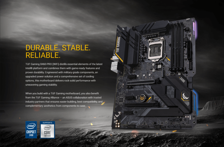 “Rò rỉ” bo mạch chủ ASUS TUF Gaming Z490-PLUS Wi-Fi: Mạch VRM 16 phase hỗ trợ cho CPU Intel Comet Lake thế hệ thứ 10