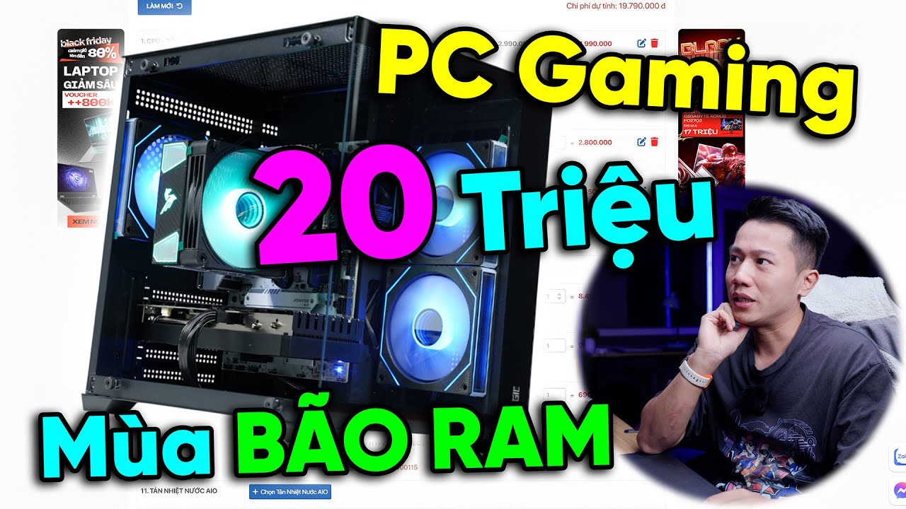 Build PC GAMING tầm giá 20 Triệu trong mùa BÃO RAM - Cũng KHOAI phết